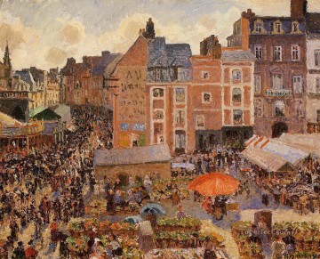 パリ Painting - フェア・ディエップ晴れた午後 1901年 カミーユ・ピサロ パリジャン